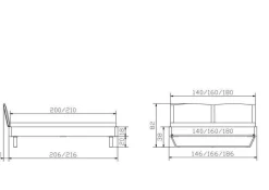 Holzbett HASENA MAROLA