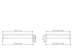 Holzbett HASENA PIEVE