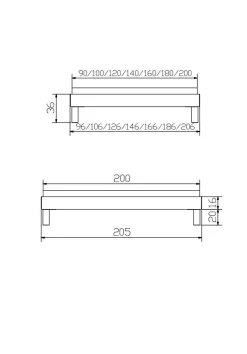 Holzbett HASENA RAPALLO