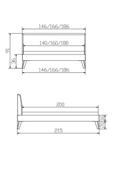 Holzbett HASENA SIMONE