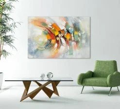 Keilrahmenbild BUNTE WELLE