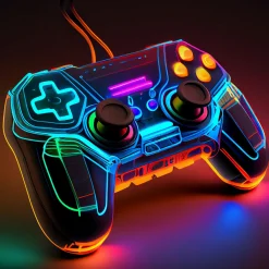 Keilrahmenbild NEON CONTROLLER