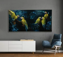 Keilrahmenbild PAPAGEIEN