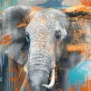 Keilrahmenbild POPART ELEFANT