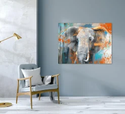 Keilrahmenbild POPART ELEFANT