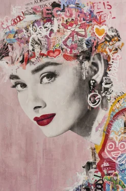 Keilrahmenbild PRETTY IN PINK