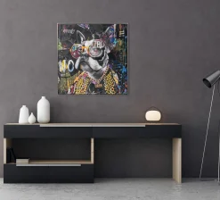 Keilrahmenbild RAPPER DOG