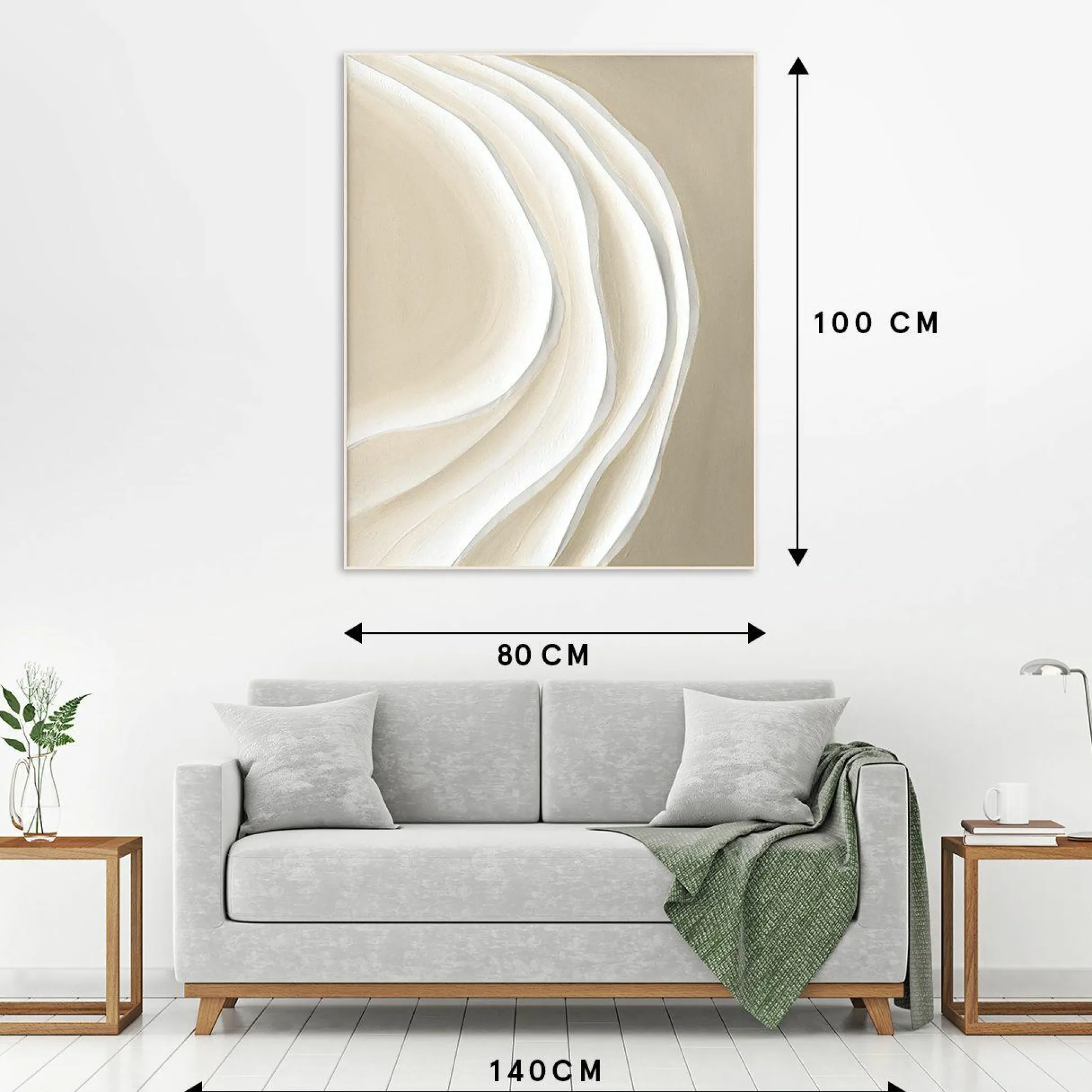 Keilrahmenbild SANDY WAVES