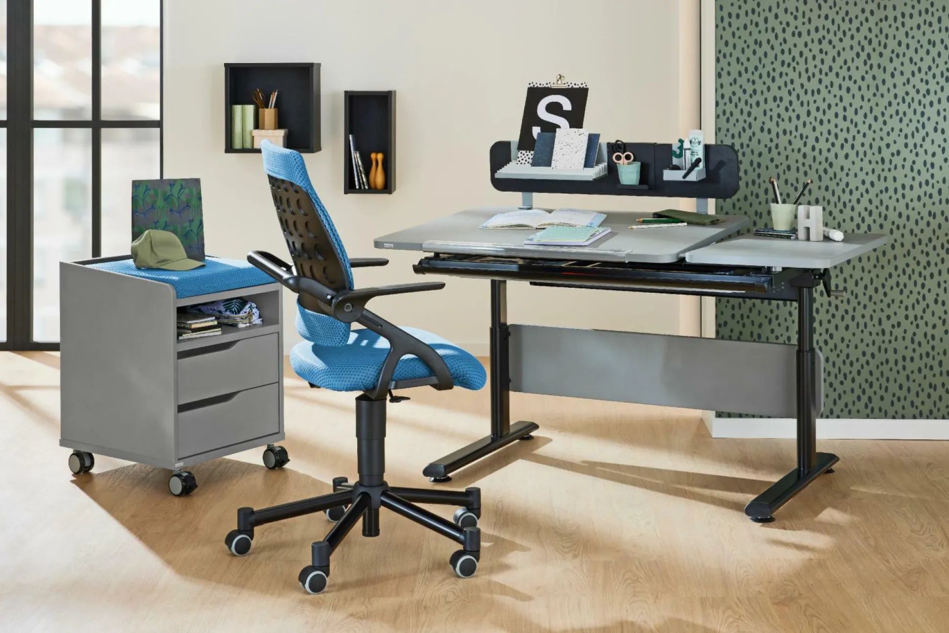 Kinderdrehstuhl PAIDI TIO BLACK