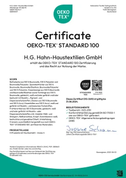 Kissenbezug Jersey blau