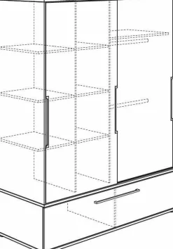 Kleiderschrank PAIDI STEN