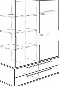 Kleiderschrank PAIDI 2T2S FIONN