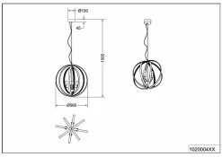 Kronleuchter CANDELA