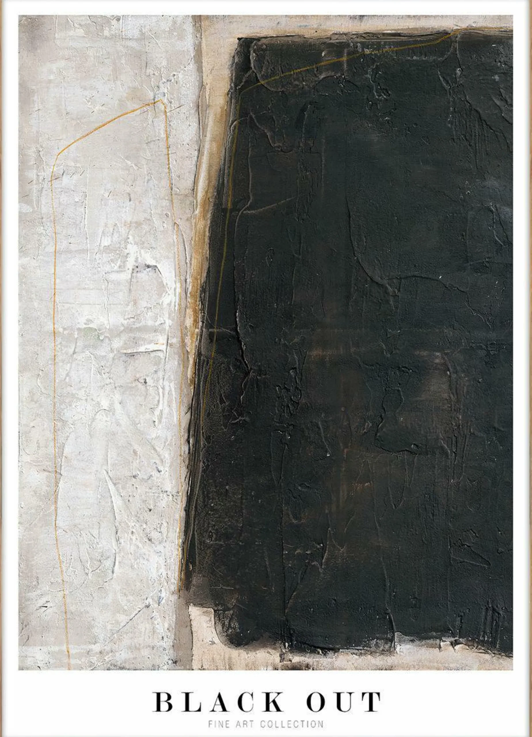 Kunstdruck BLACK OUT