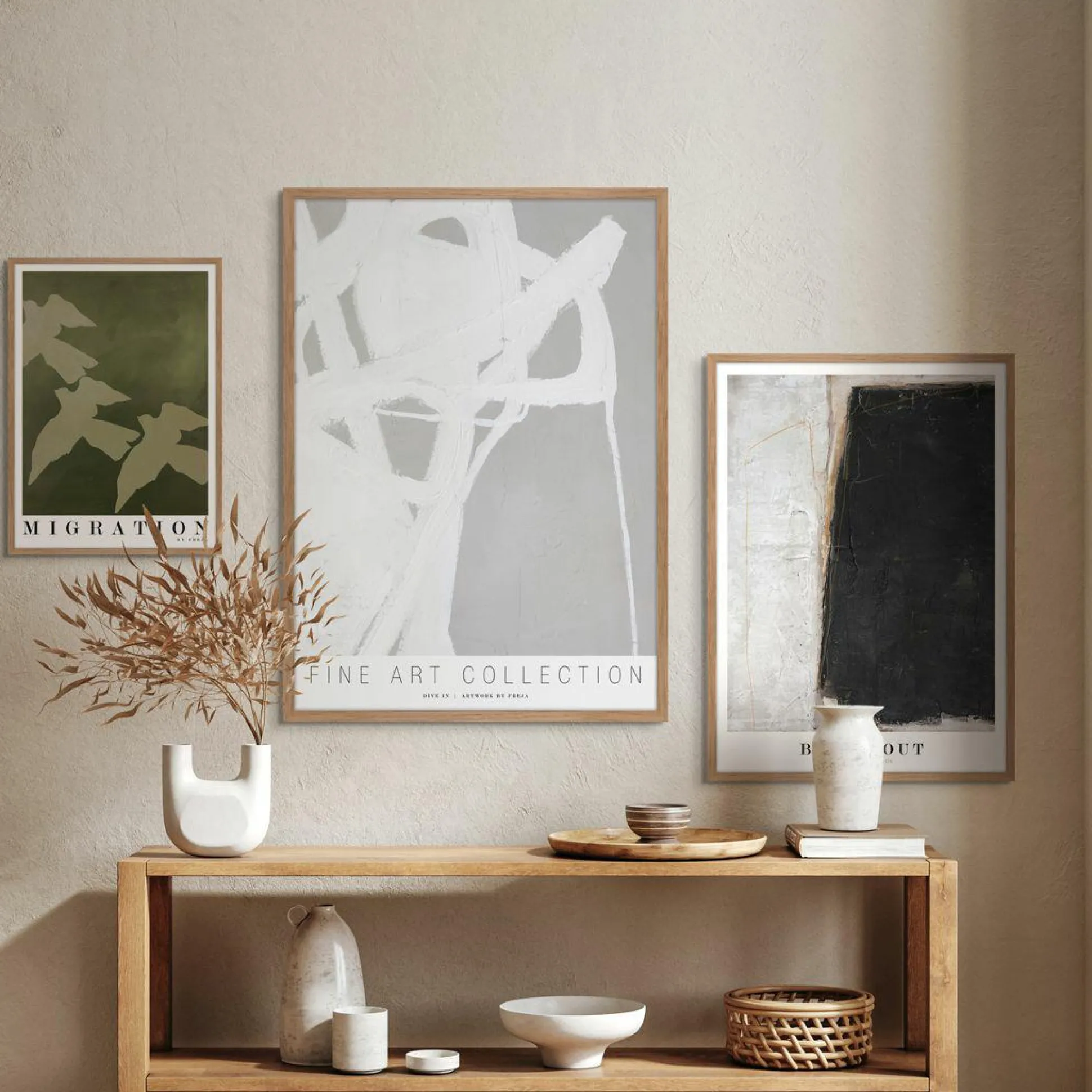 Kunstdruck BLACK OUT