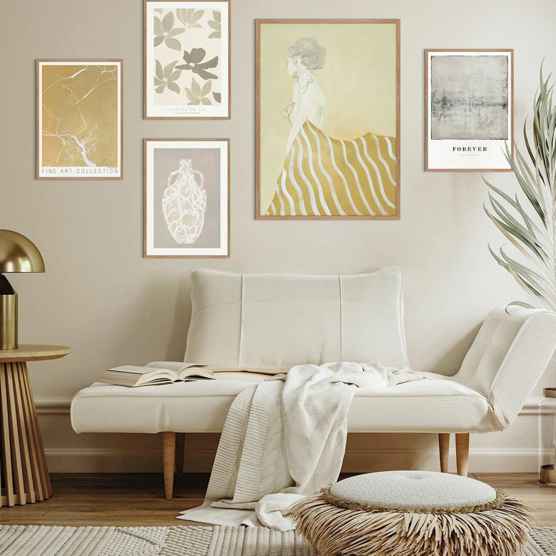 Kunstdruck GOLD MARBLE