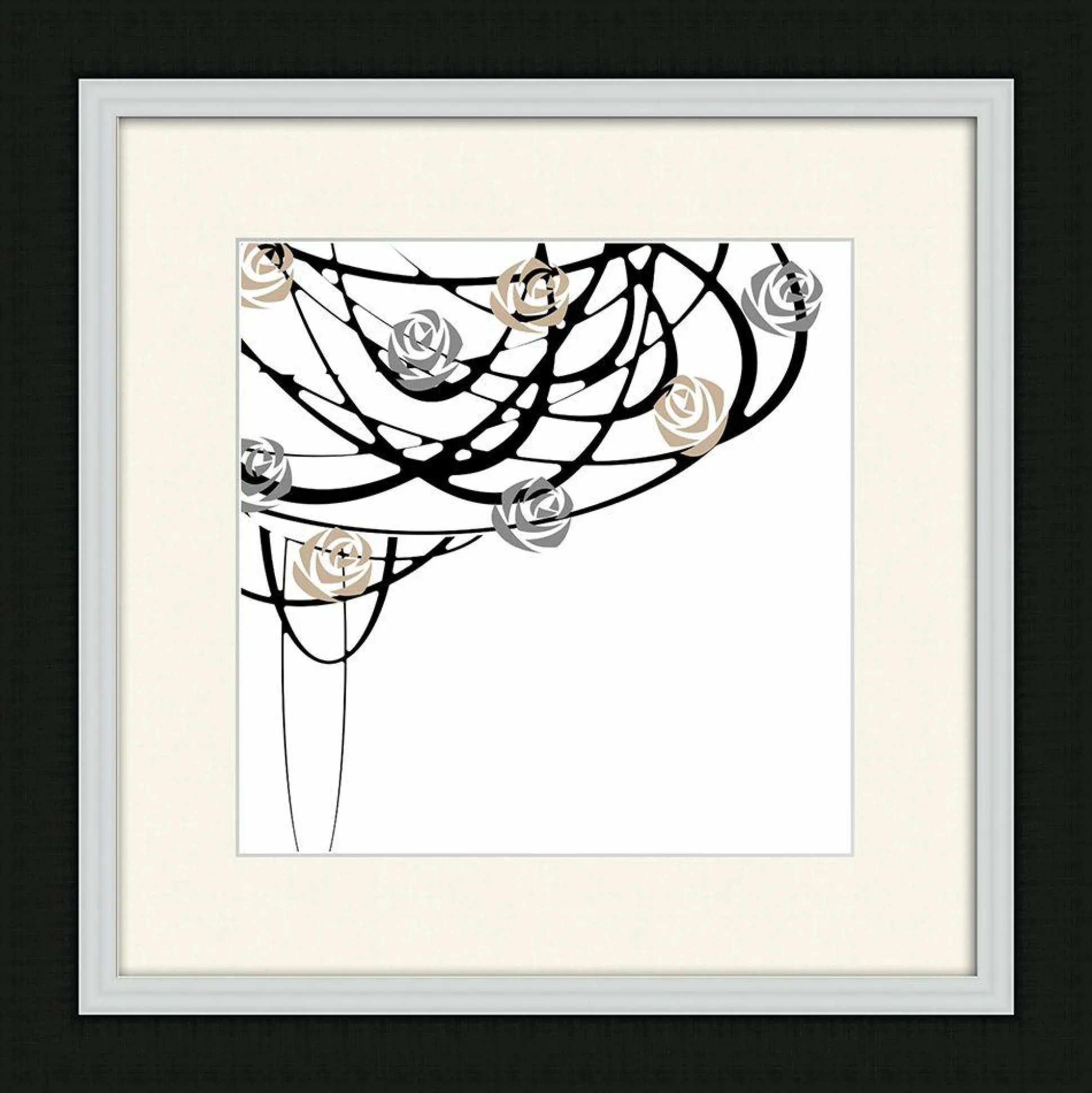 Kunstdruck TREE OF ROSES