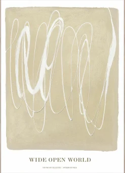 Kunstdruck WIDE OPEN WORLD