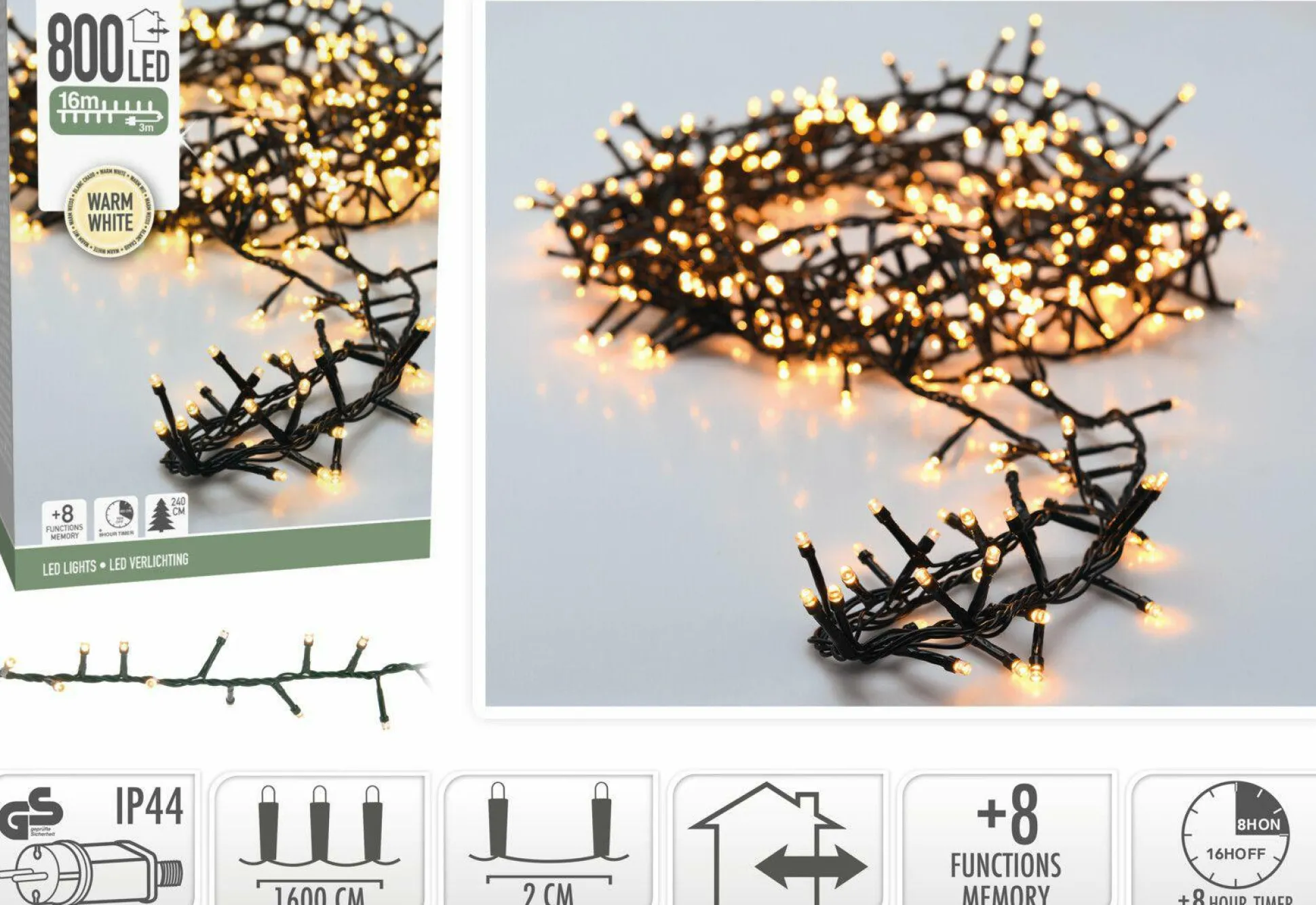 Lichterkette MICRO CLUSTER LED