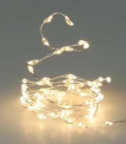 Lichterkette SILBERDRAHT LED