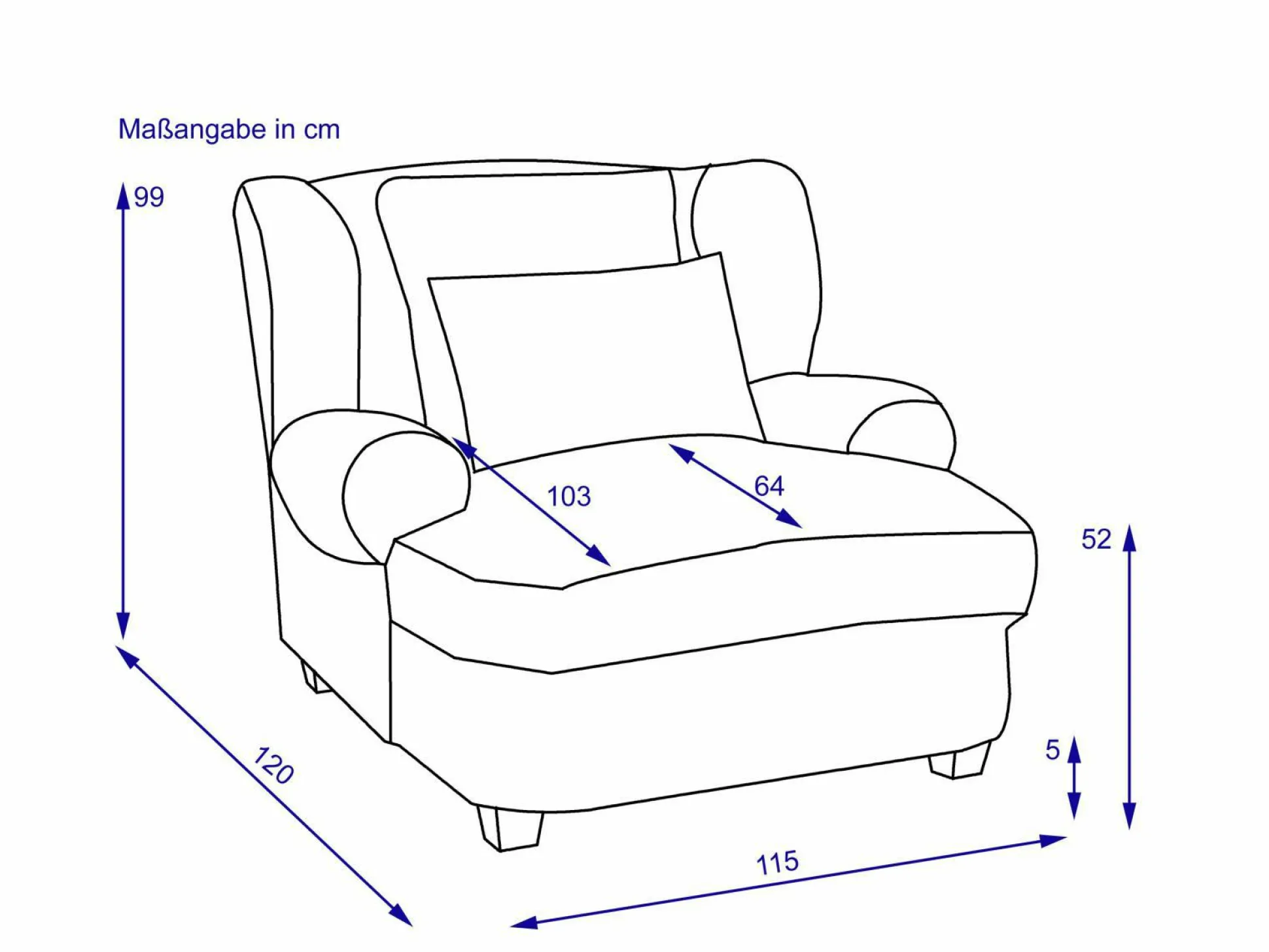 Loveseat SANSIBAR SANDE