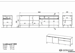 Lowboard HARPER GÖTTINGEN