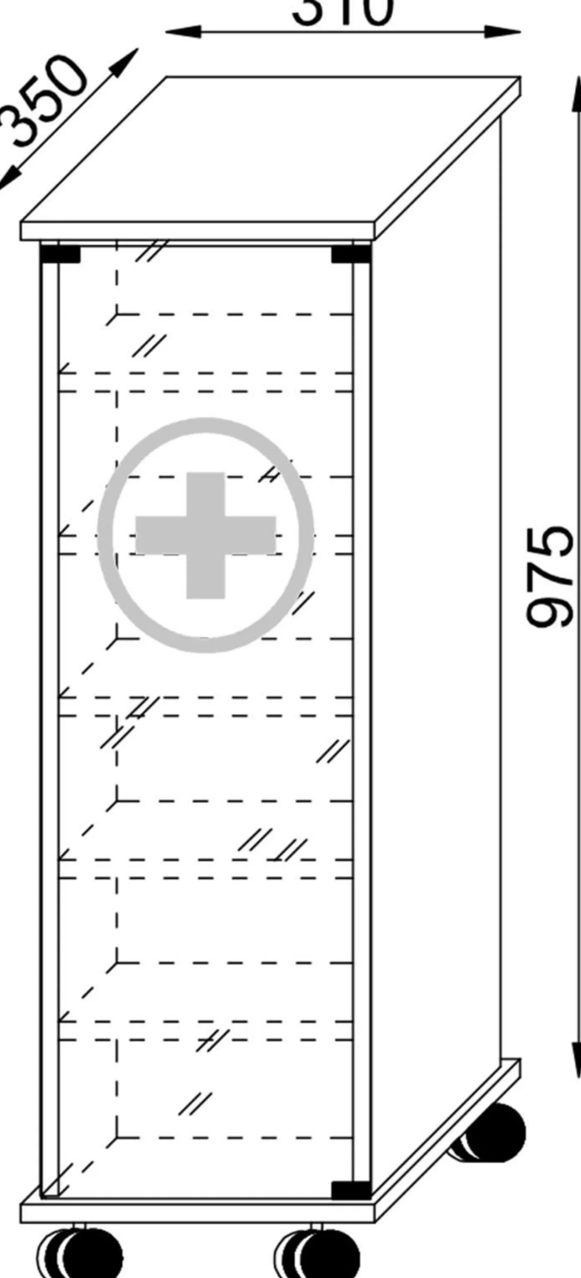 Medizinschrank NILASU