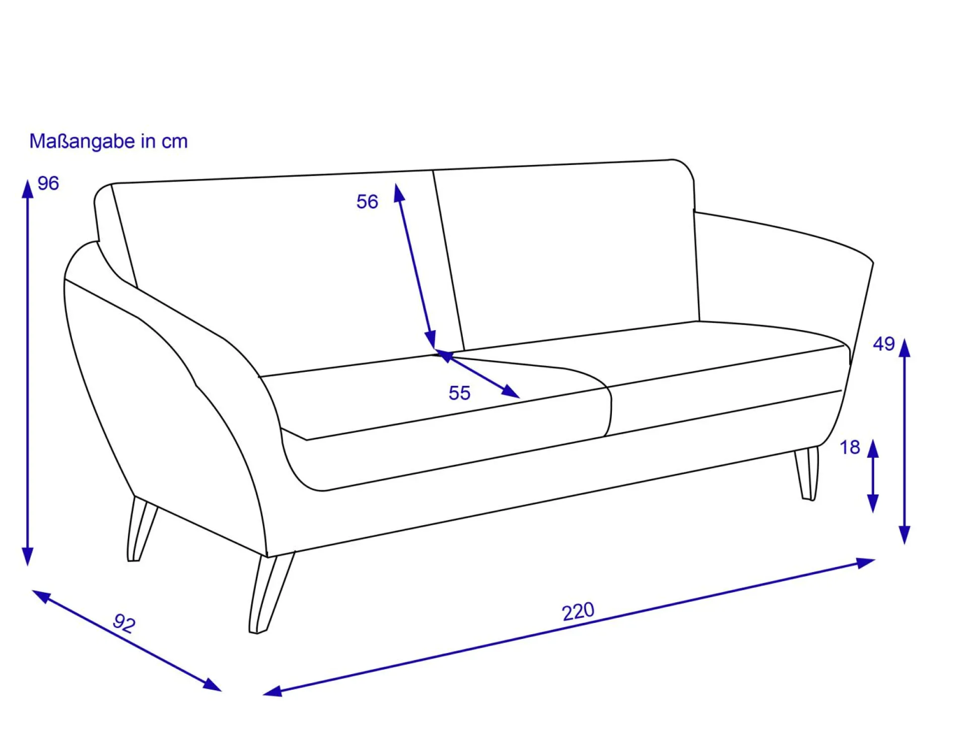 Megasofa SANSIBAR HÖGBY