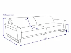 Megasofa SANSIBAR SKEDA