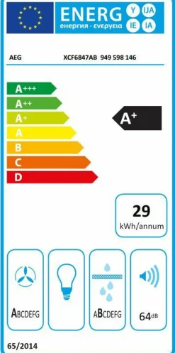 Muldenlüfter AEG XCF6847ABB