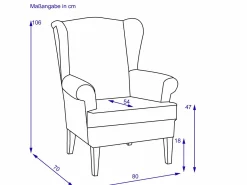 Ohrensessel LUMINARA-B