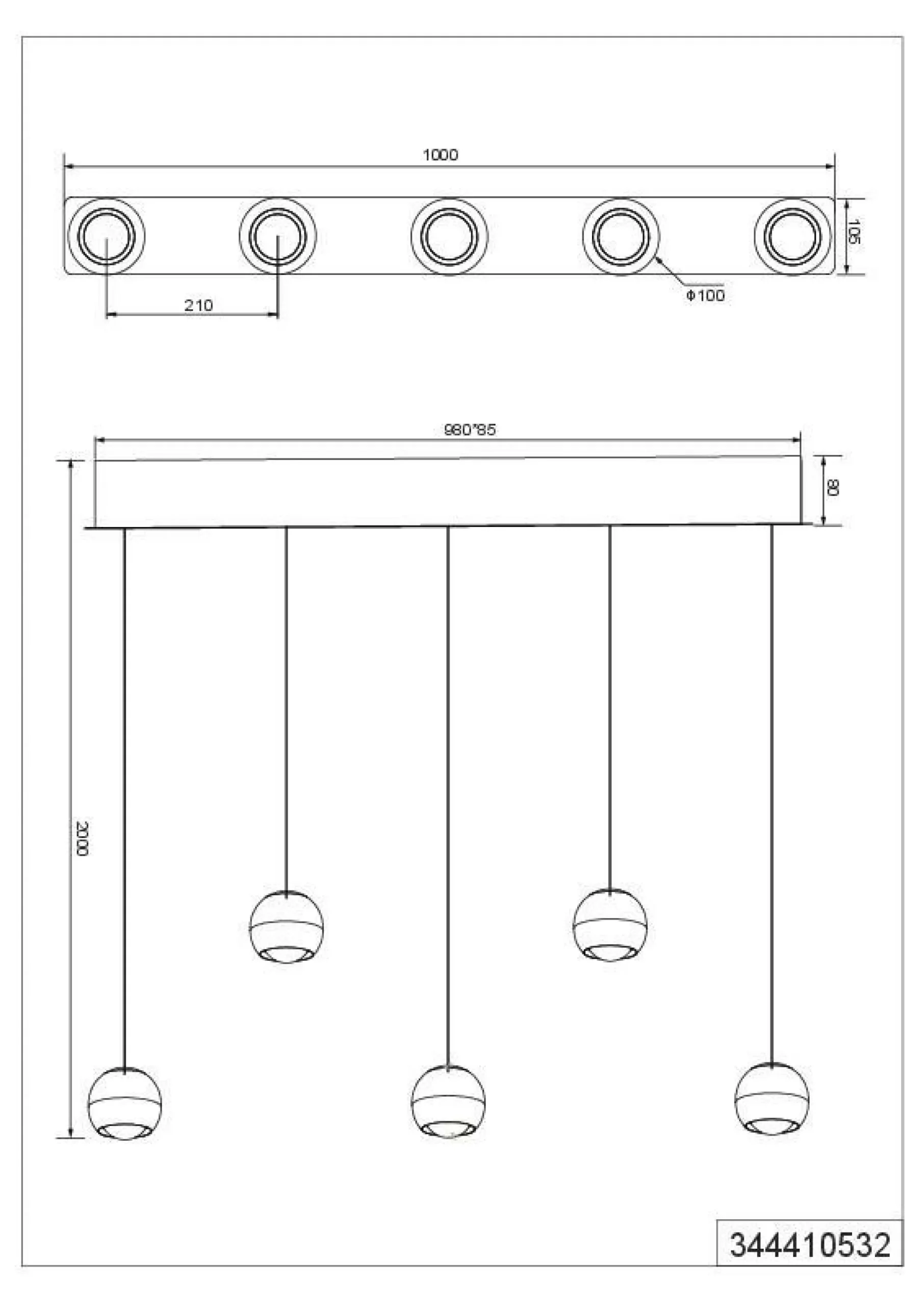 Pendelleuchte Select ORBIT