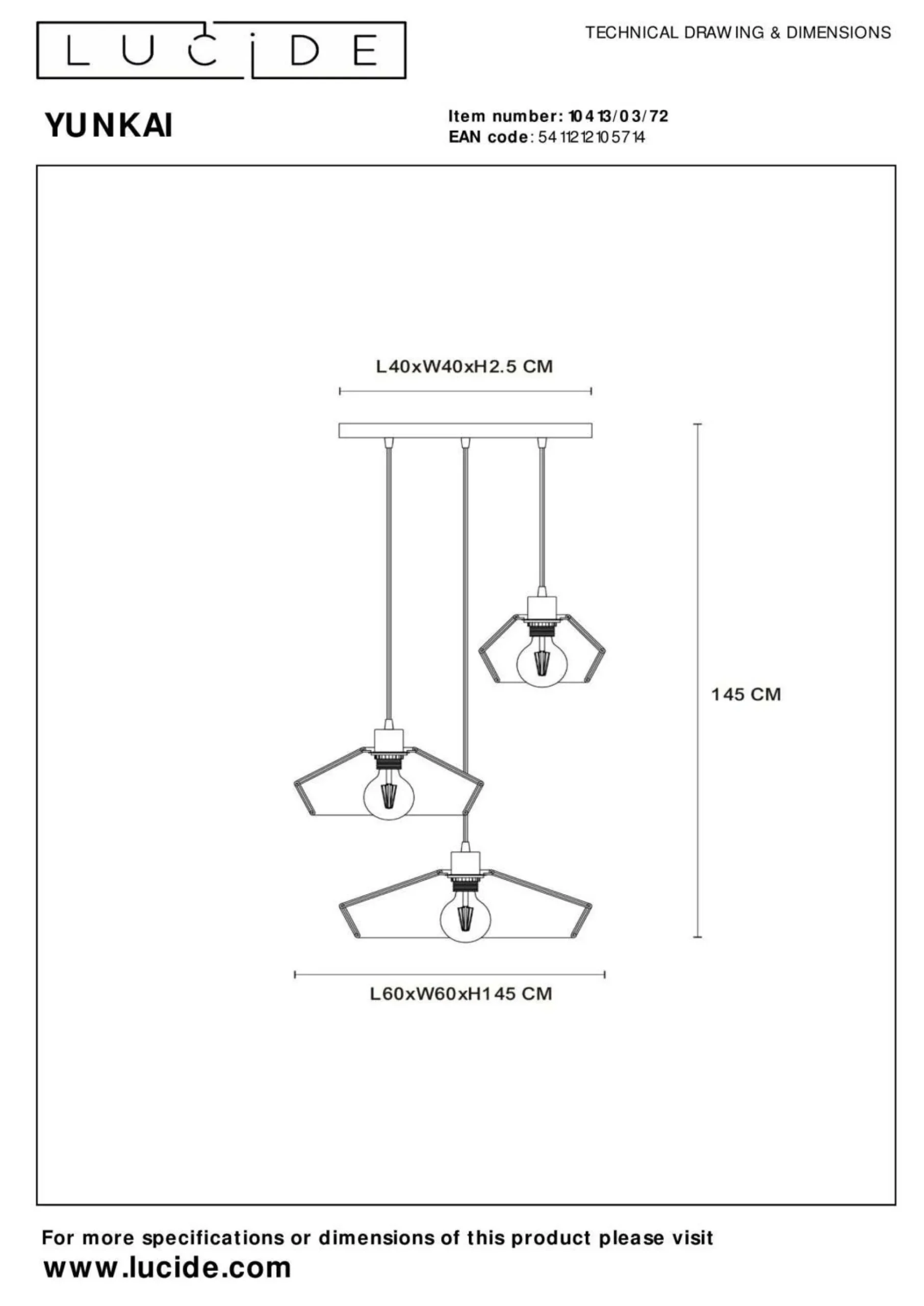 Pendelleuchte YUNKAI