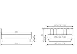 Polsterbett HASENA STEFANO