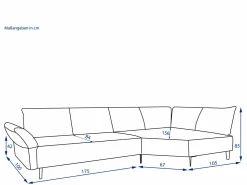 Polsterecke Sofamanufaktur 16660 BOONIE
