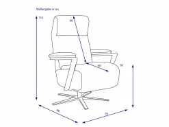 Relaxsessel MONDO LEVIAS LAZYLINE