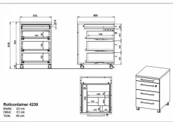 Rollcontainer AGENDA