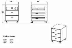 Rollcontainer ALTINO