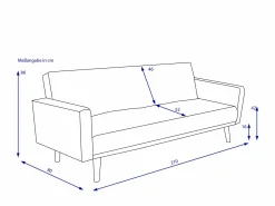 Schlafsofa HARPER HOPA