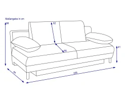 Schlafsofa HARPER JAEN