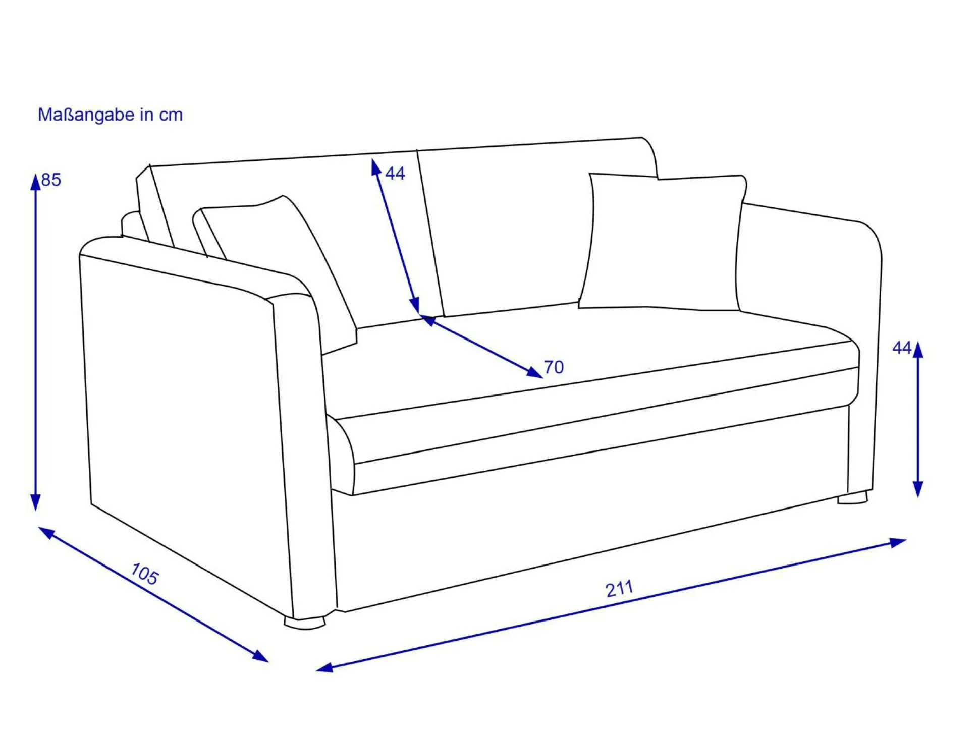 Schlafsofa HARPER JOHNSTOWN