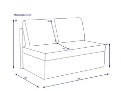 Schlafsofa HARPER JUMILLA