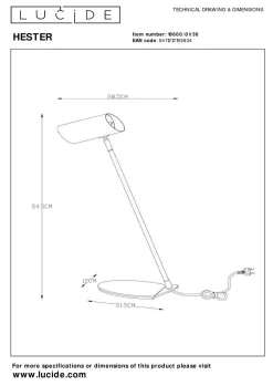 Schreibtischleuchte HESTER