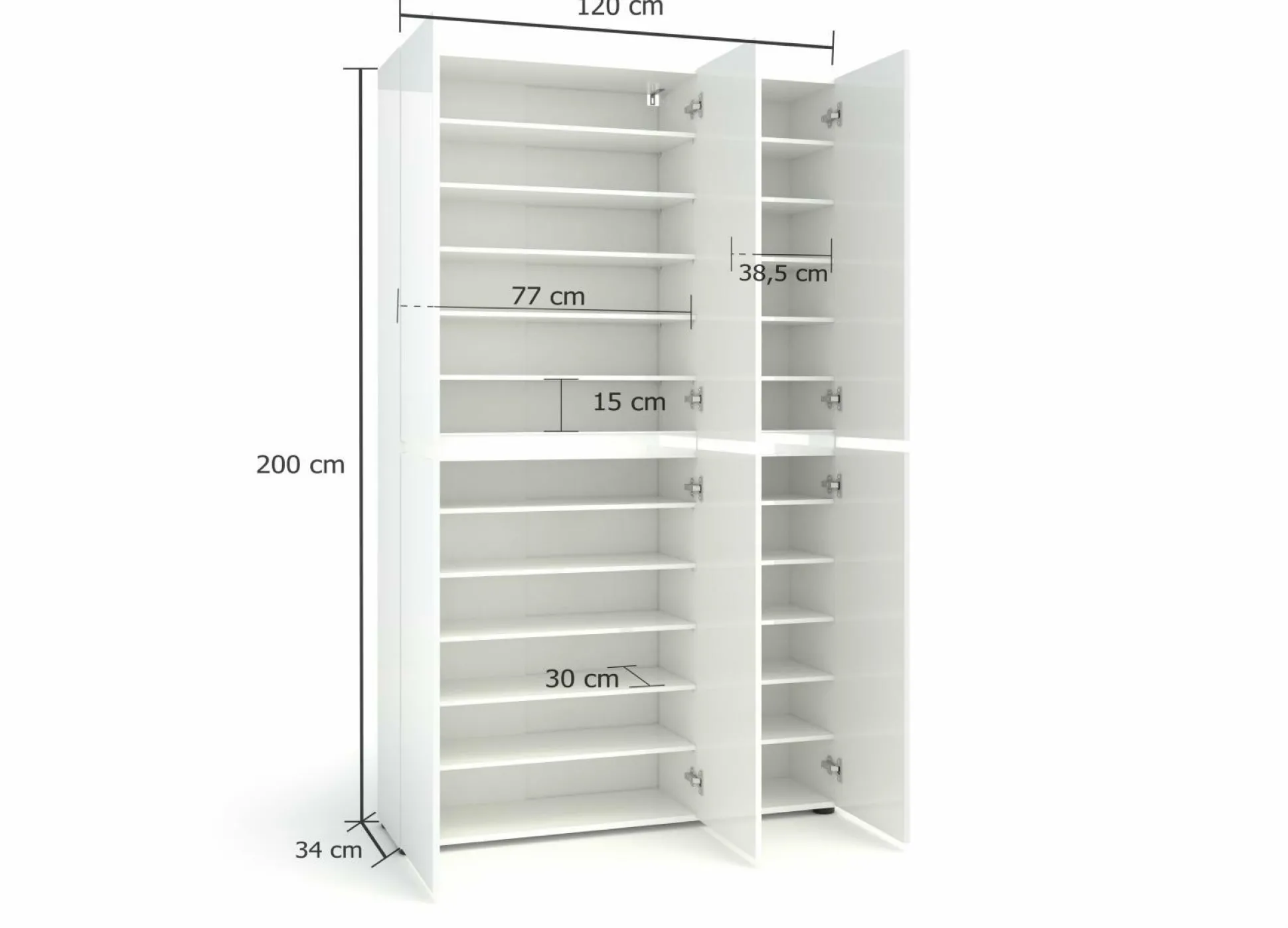 Schuhschrank MISTER BIANCO