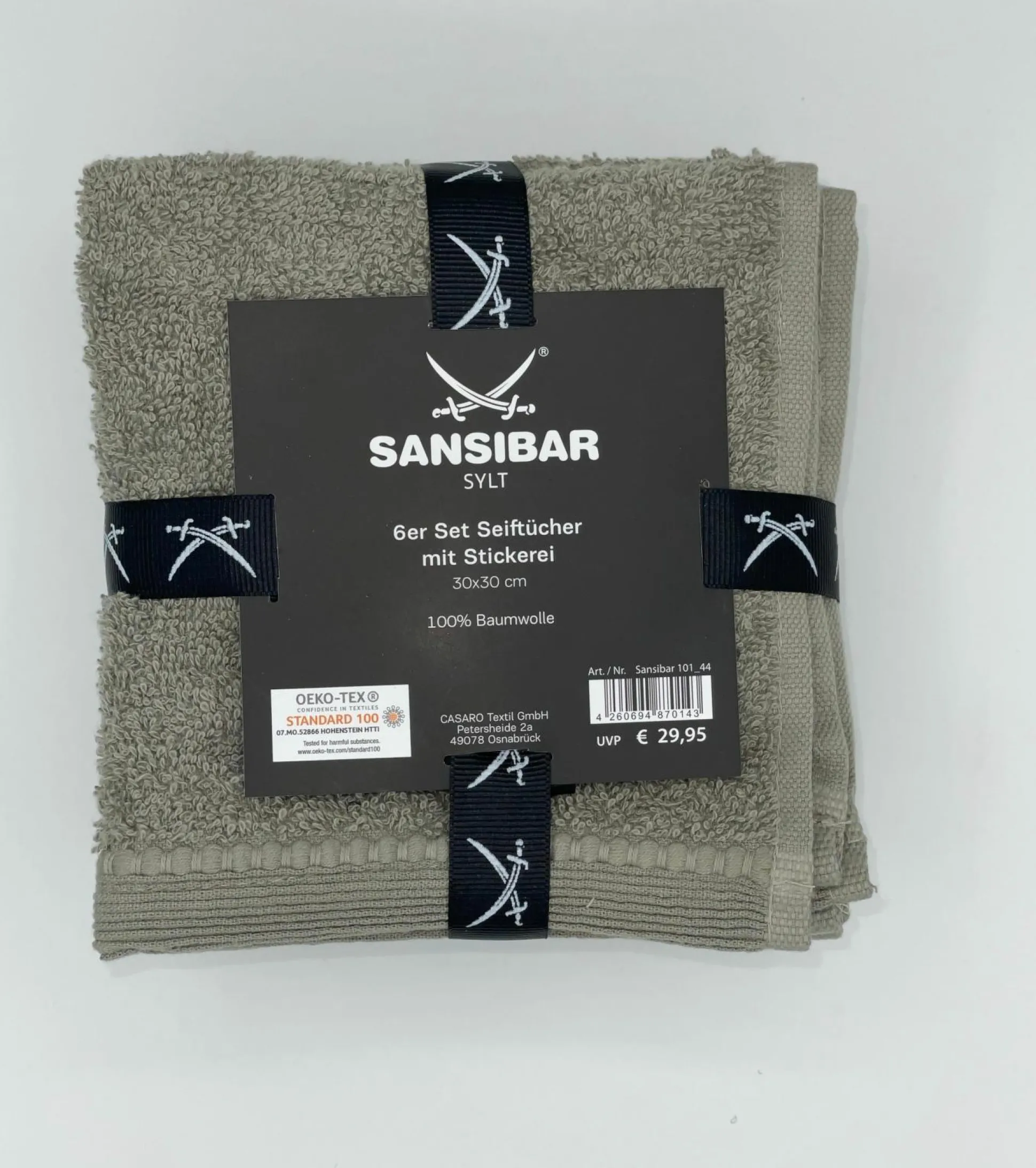 Seiftuch 6er-Set SANSIBAR