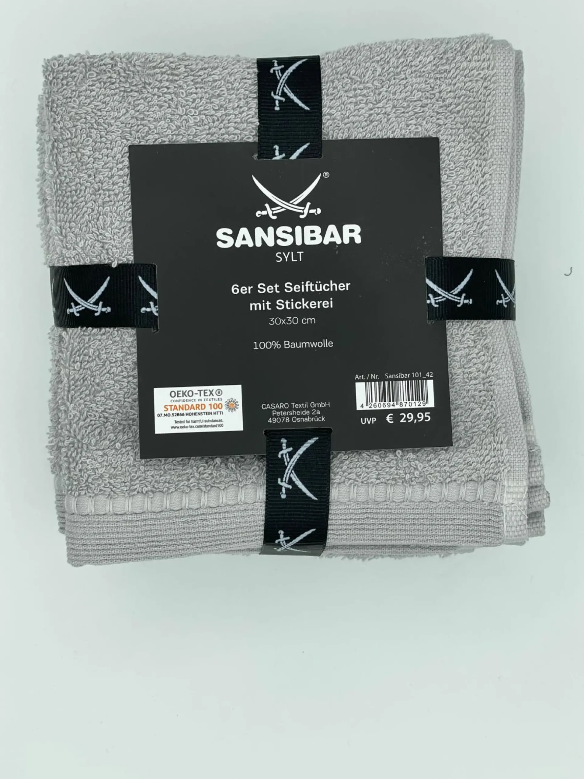 Seiftuch 6er-Set SANSIBAR