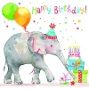 Servietten BIRTHDAY ELEPHANT