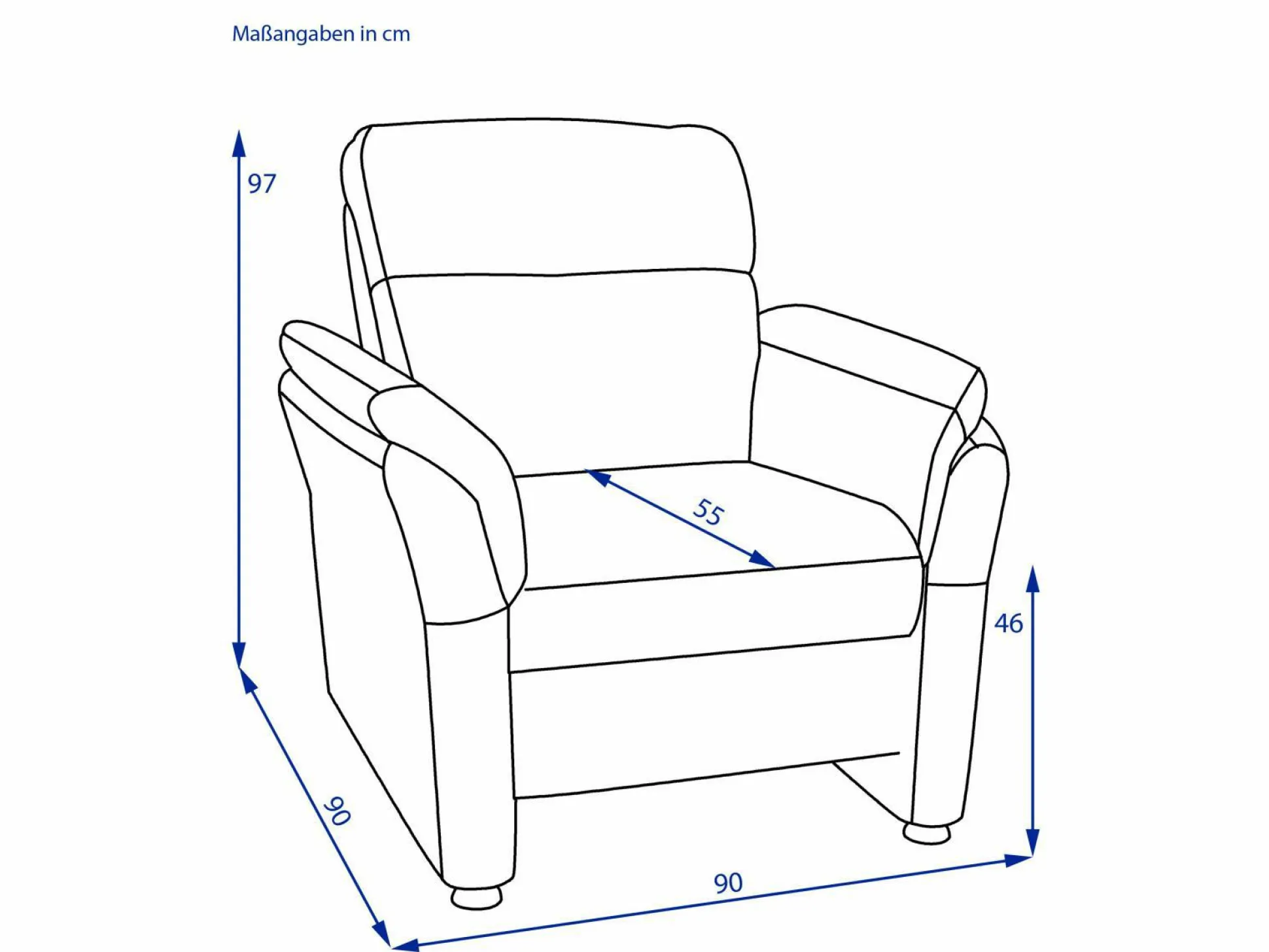 Sessel SYSTEMPOLSTER DELTA-S