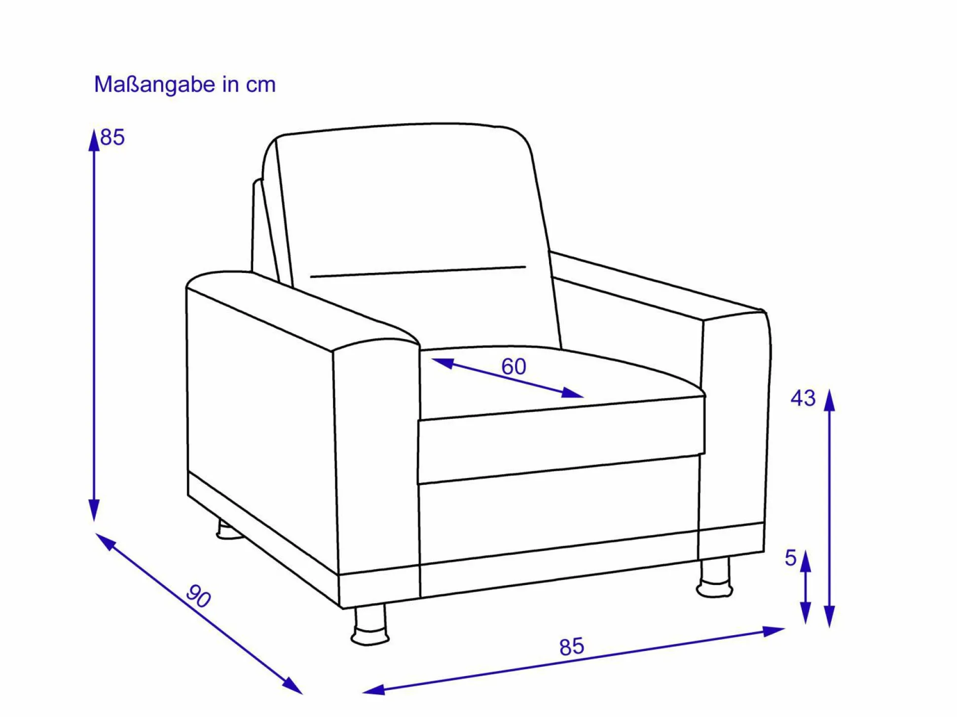 Sessel SYSTEMPOLSTER ZABINO
