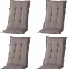 Sesselauflage hoch 4er-Set